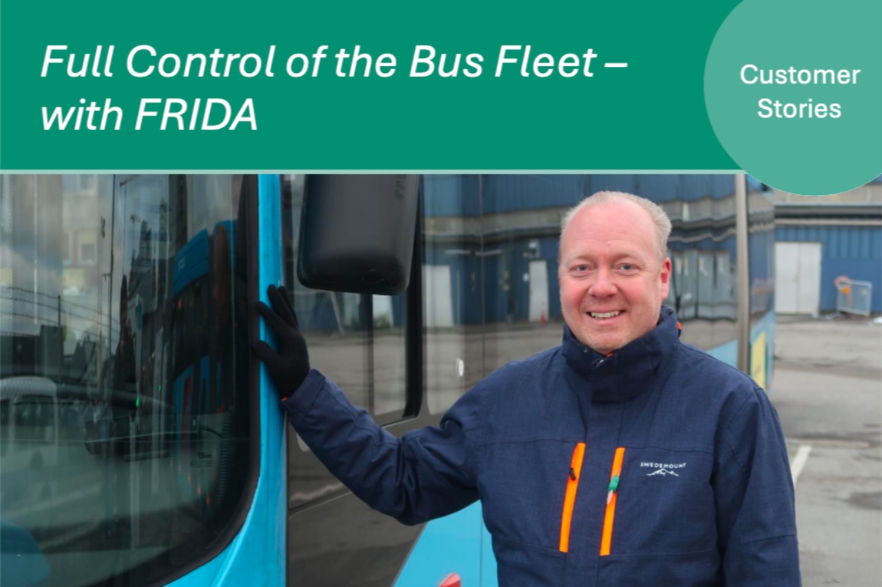 Customer stories about FRIDA Västtrafik